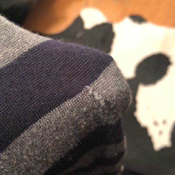 BCBGMAXAZRIA silk cashmere blend striped dress xs - Picture 8 of 12